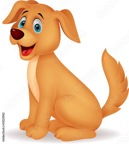 Cute dog cartoon