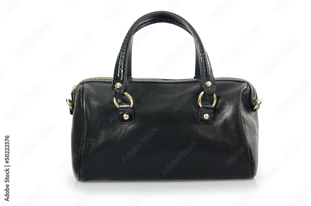Nice elegant woman bag isolated on the white Nice elegant woman bag isolated on the white