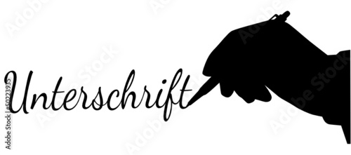 Unterschrift