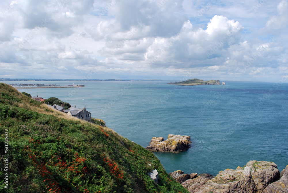 Howth, Ireland, panorama from the cliff