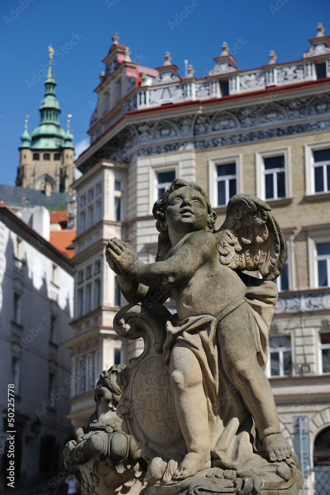 Detail column Holy Trinity in Prague Detail column Holy Trinity in Prague