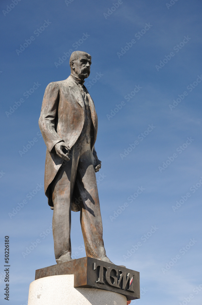 Bronze Statue of Thomas Garrigue Masaryk