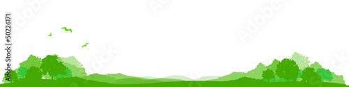 Landschaft mit Bäumen