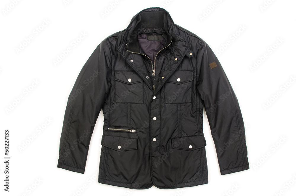 Male coat isolated on the white Male coat isolated on the white