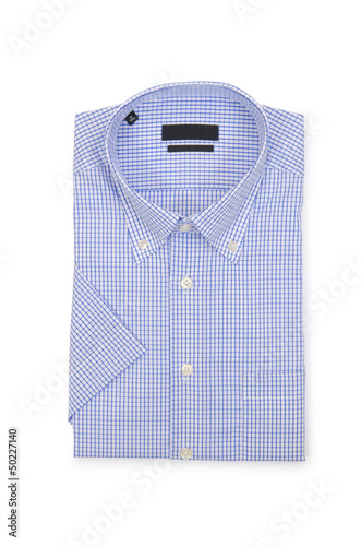 Nice male shirt isolated on the white