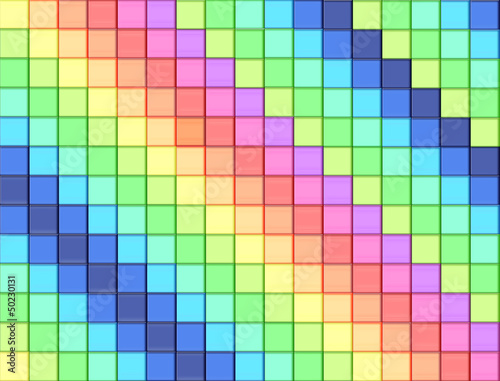 Colorful Square background