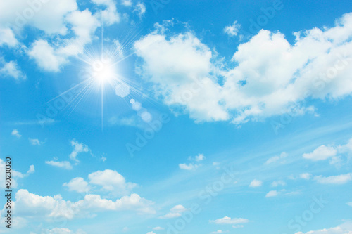 Fototapeta Naklejka Na Ścianę i Meble -  逆光の空