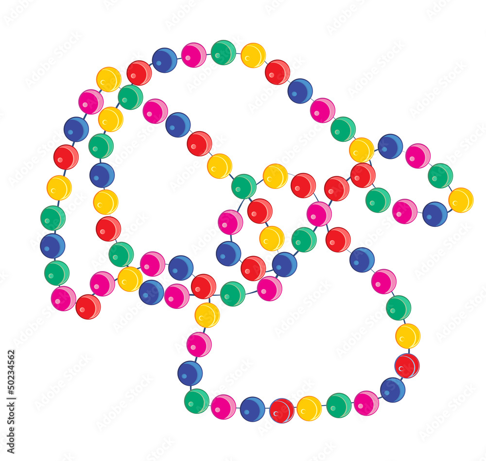 Colorful beads necklace Colorful beads necklace