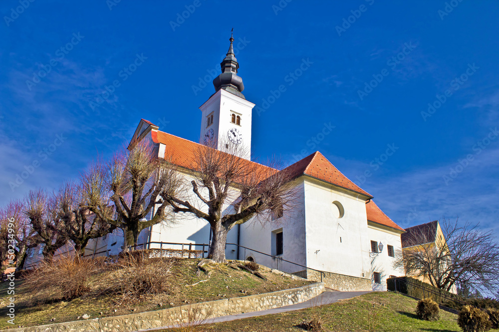 Varazdinske toplice - church on hill