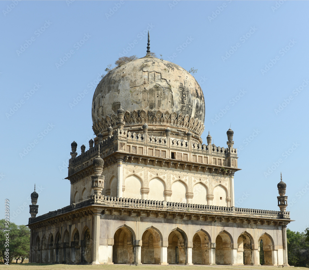 Hyderabad, India landmark - the Qutb Shahi Tomb