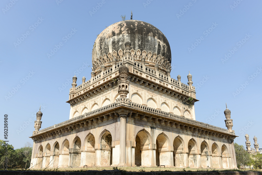Hyderabad, India landmark, the Qutb Shahi Tombs