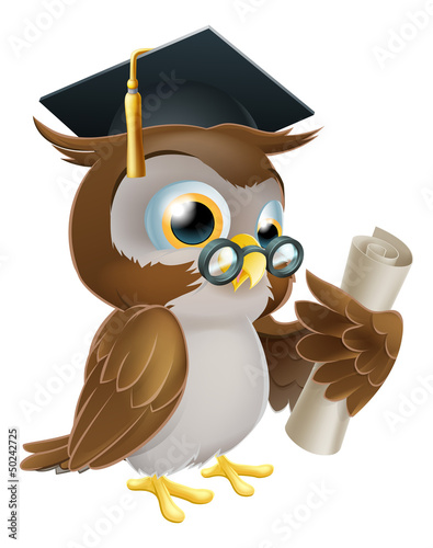 Owl with degree or qualification