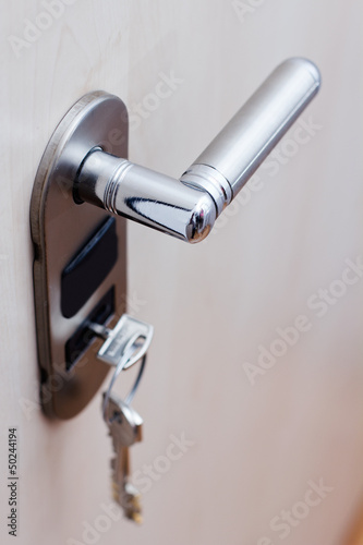 key in a lock