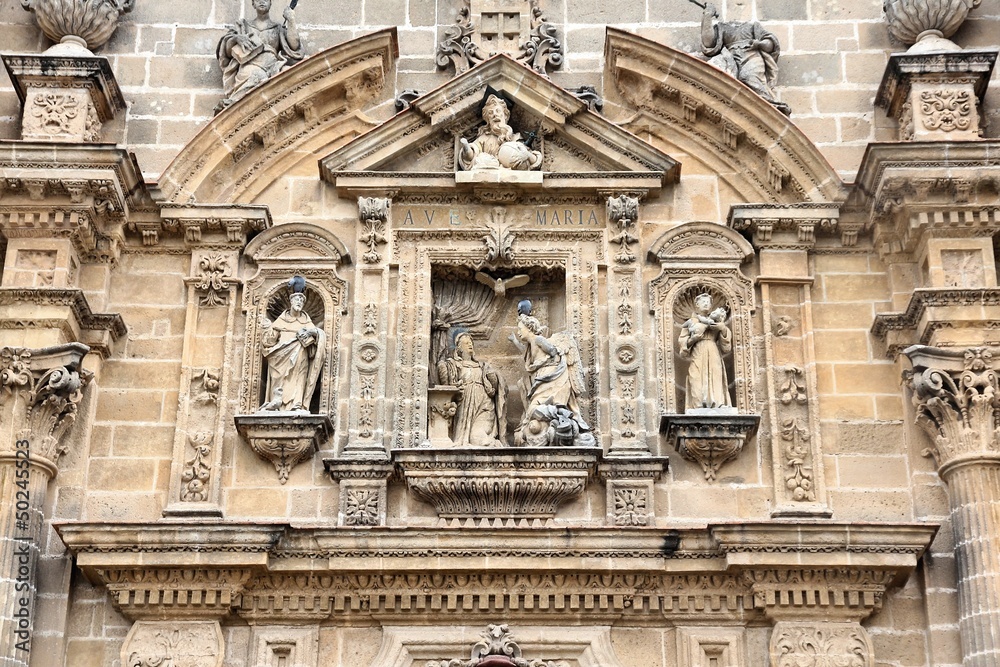 Jerez cathedral in Spain