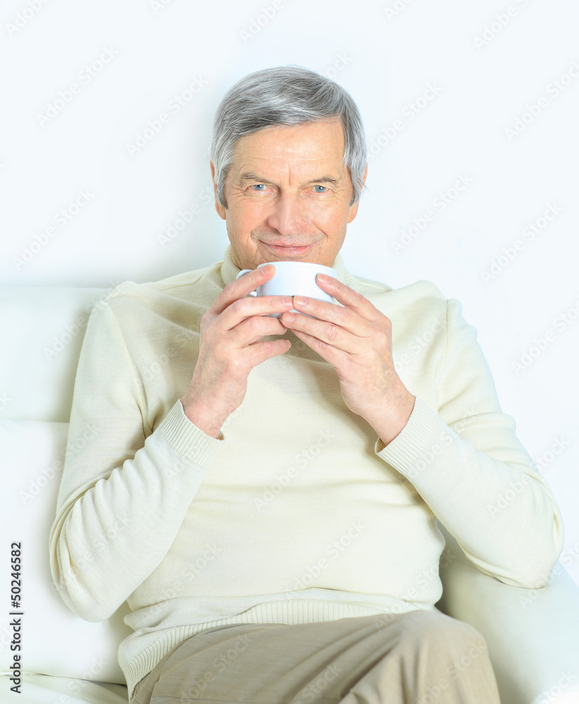 The home life of an elderly person. The home life of an elderly person.