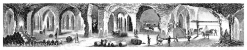 Fotografía Poland : Salt Mines (Wieliczka) - 19th century