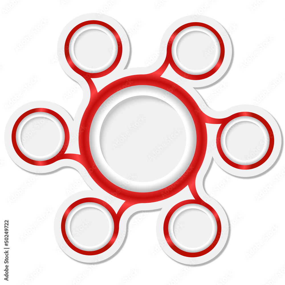 red circular boxes for text red circular boxes for text