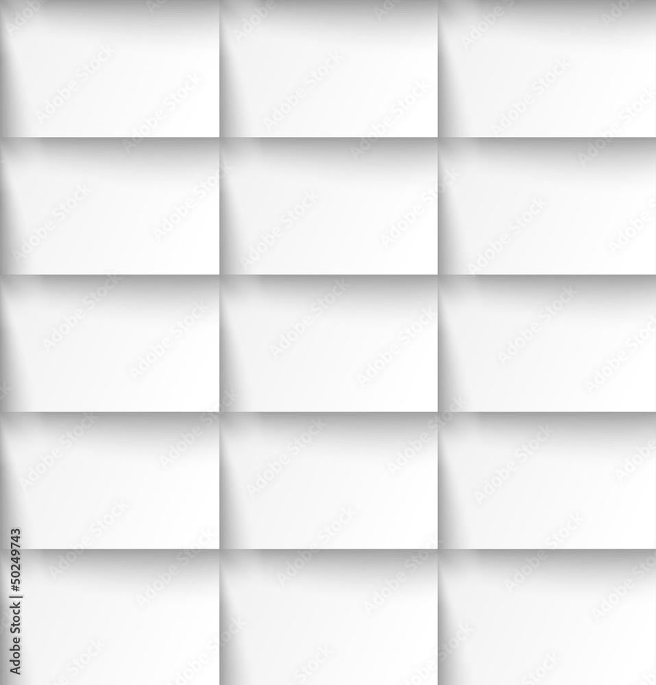 Fototapeta premium Rectangles with drop shadows