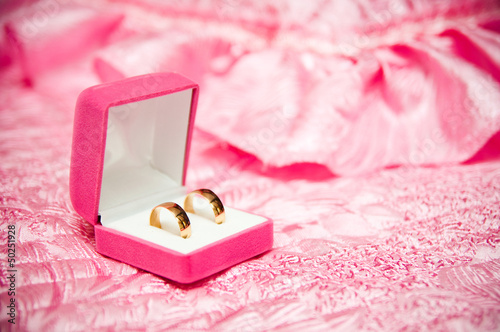 two wedding rings in a box © Ievgen Getmanets