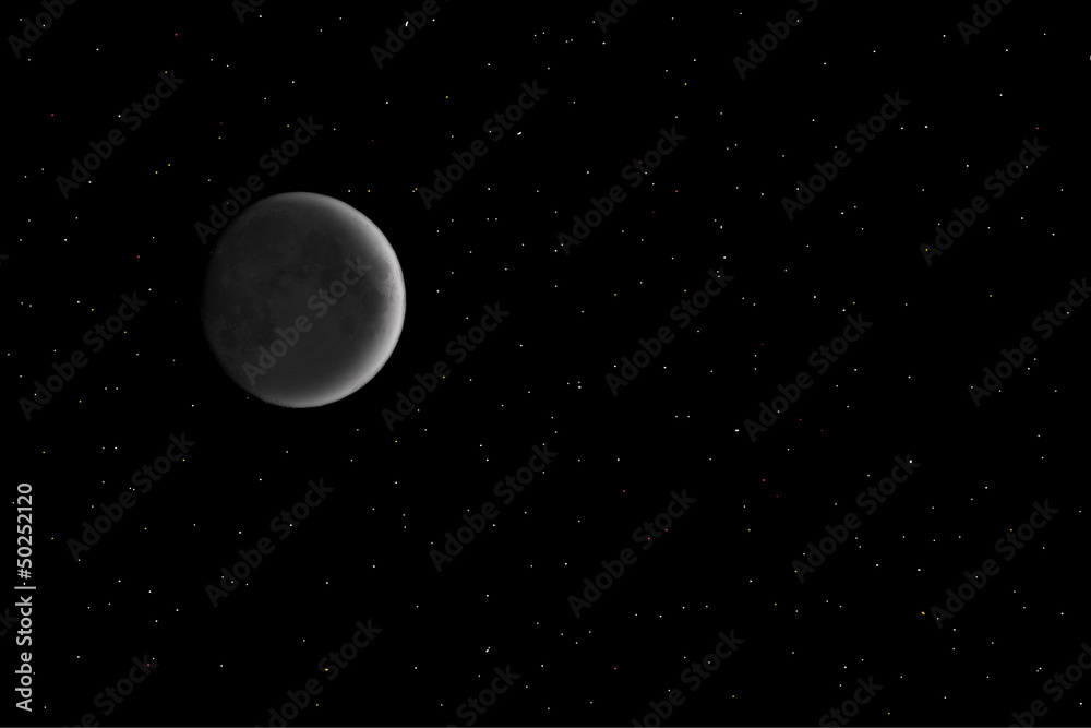 Luna e stelle - Moon and stars