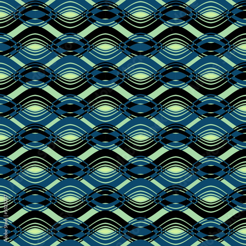 Seamless abstract wave pattern