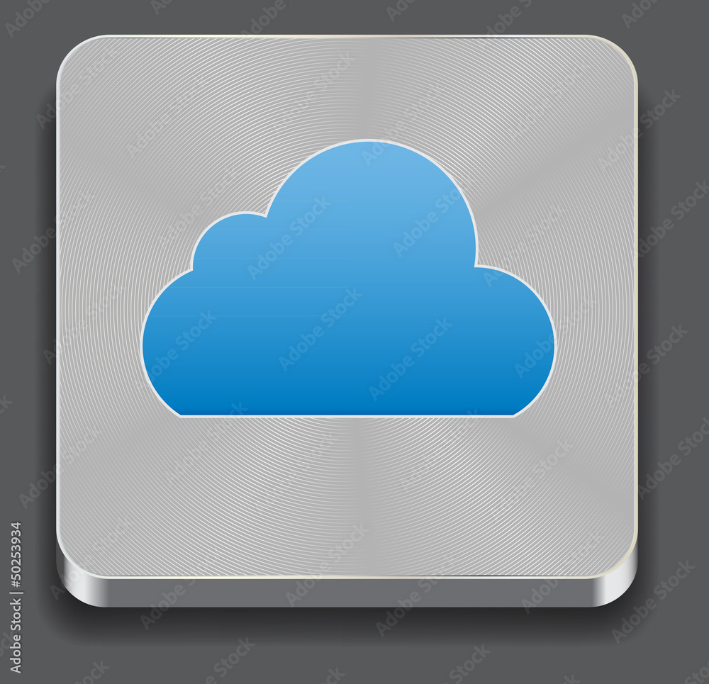 Vector illustration of cloud apps icon Vector illustration of cloud apps icon