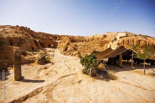 A Berber tent in Matmata  Tunisia