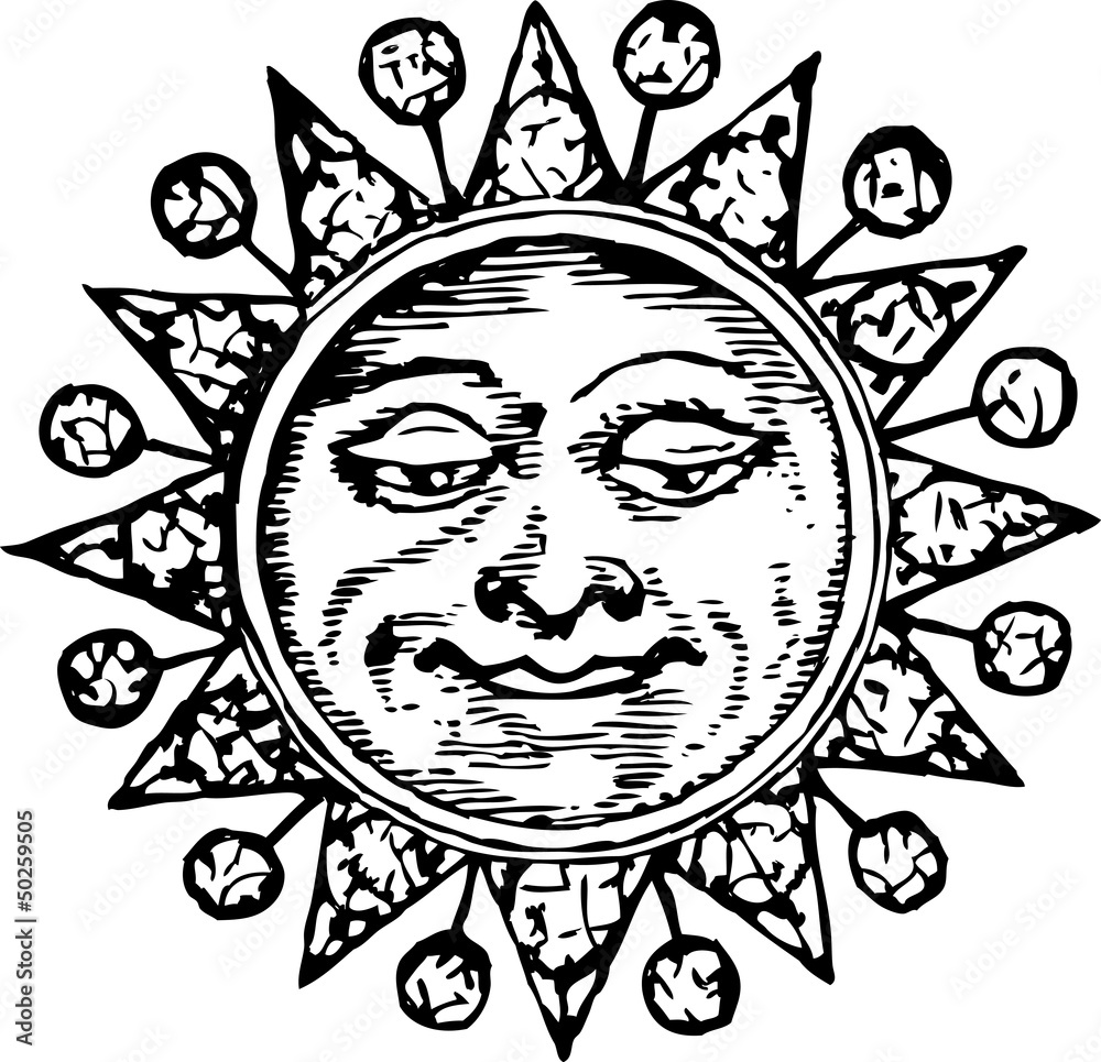 decorative sun