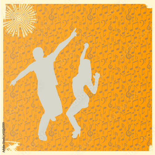 Party people vector background