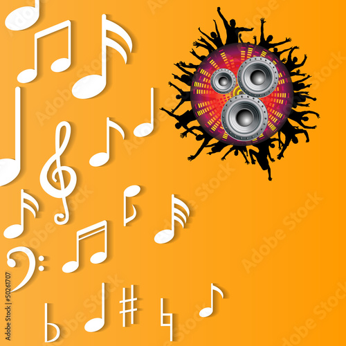 Party people vector background