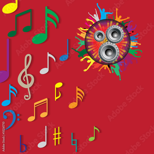 Party people vector background