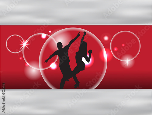 Party people vector background