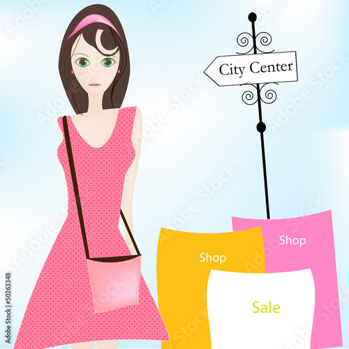 vector woman