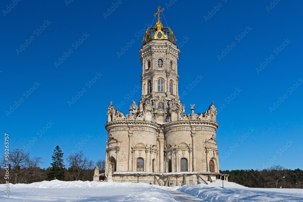 Znamensky church in Dubrovitsy, Russia