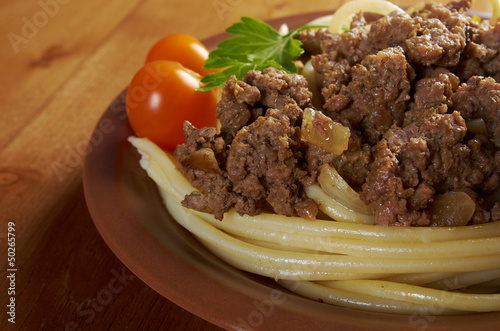  pasta with  beef photo