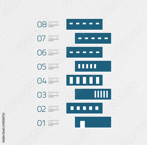 Real estate infographics template in retro style