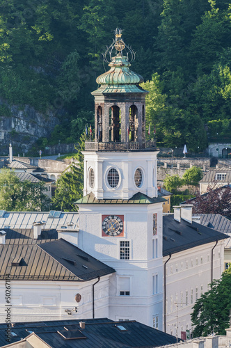 Carillion (Glockenspiel) located at Salzburg, Austria photo