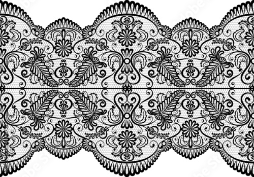 card with lace
