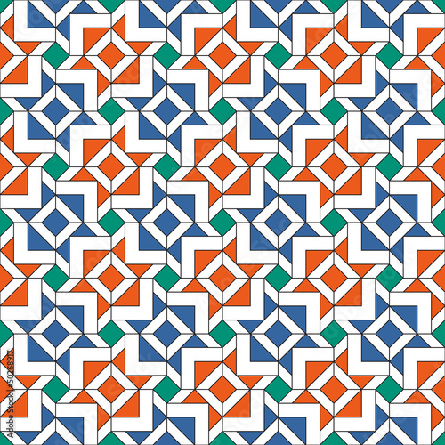 Islamic tiles pattern