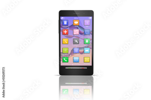 Smart Phone With Application Interface