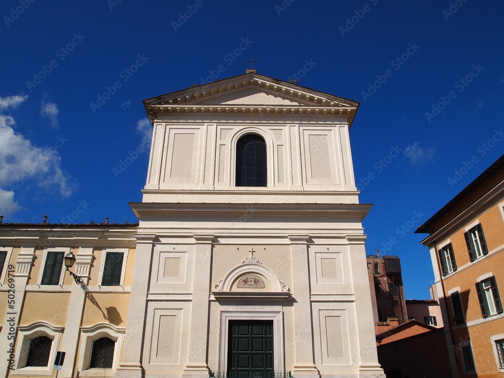 Roma, facciata di una chiesa