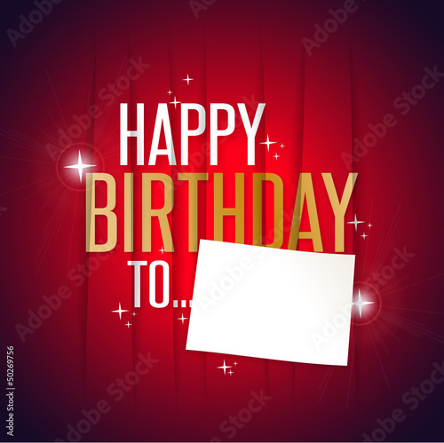 Happy birthday to...