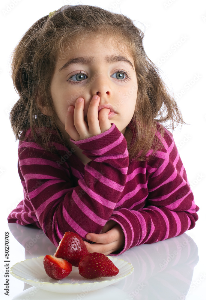 portrait thoughtful little girl portrait thoughtful little girl