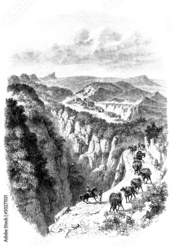 Adventurers : Wild West - (Gold Mines - Brasil) 19th century photo