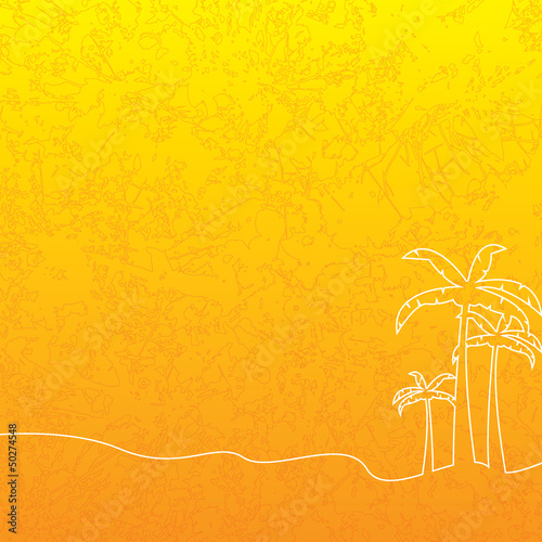 Summer tropical holiday background photo