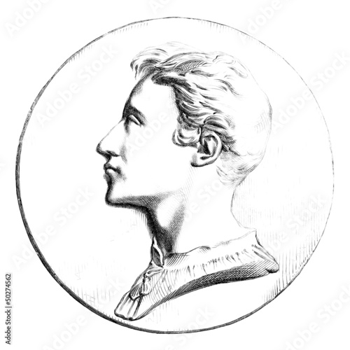 Young Man - Portrait - 19th century photo