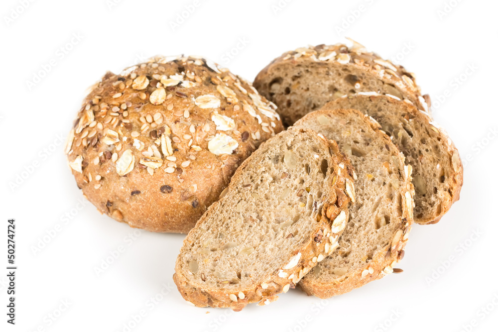 Buns with oats and sunflower