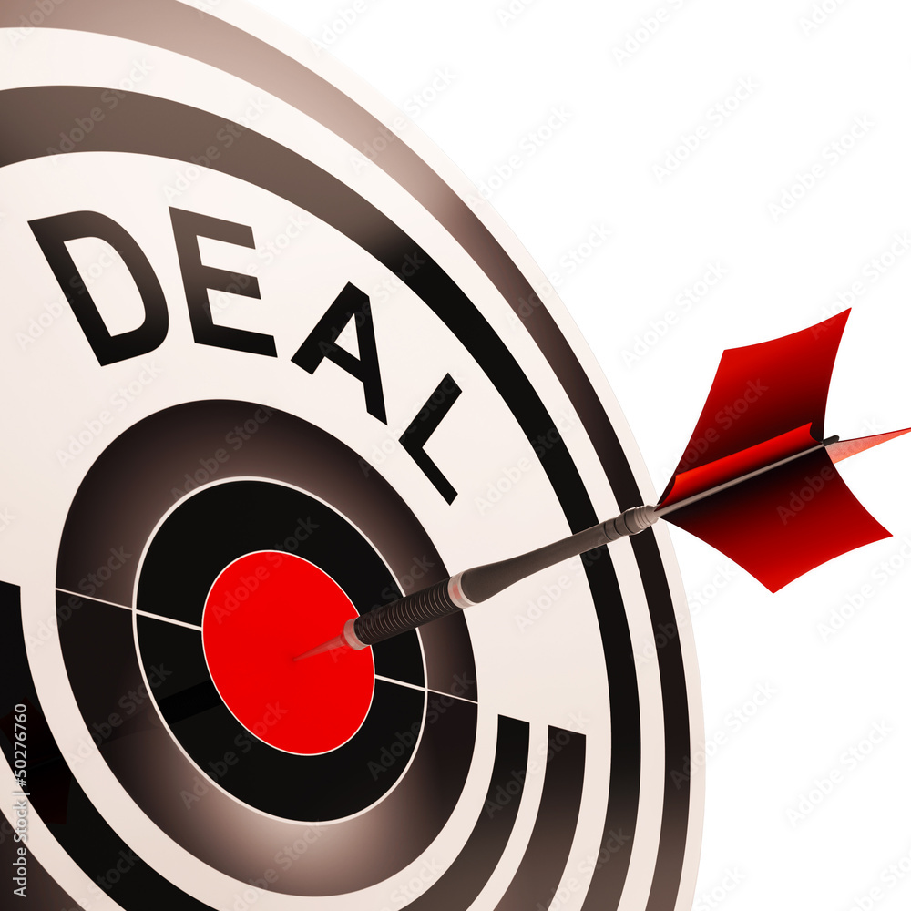 Deal Shows Bargain Or Partnership Agreement
