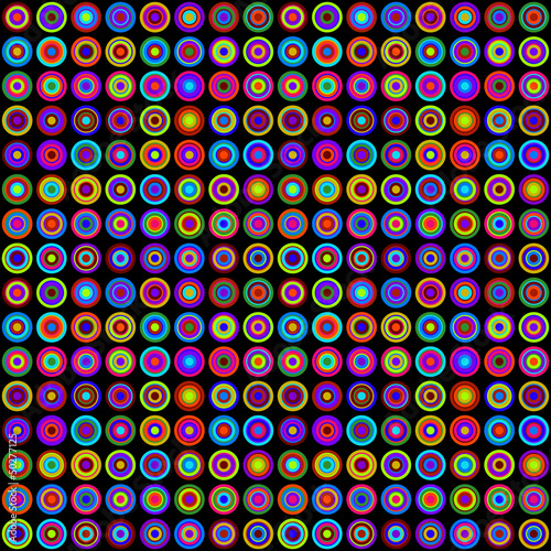 Colorful psychedelic pattern
