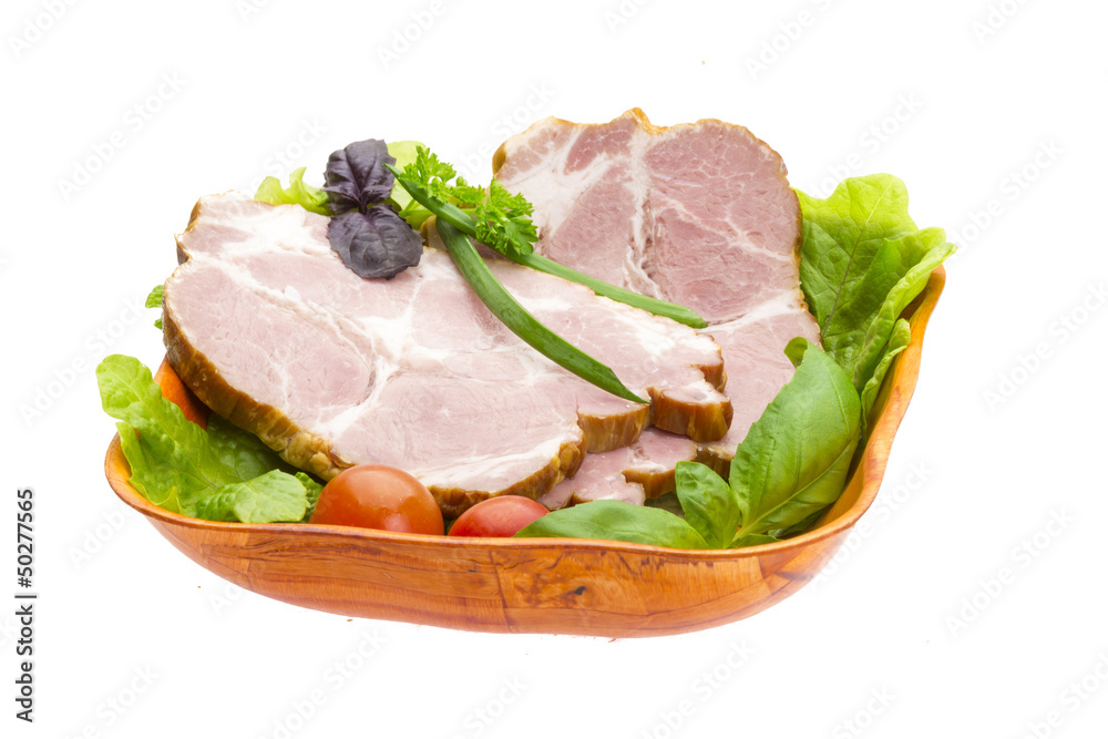 Bacon with vegetables Bacon with vegetables